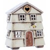 Village Pottery Beehive House Tea Light Holder Cream