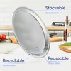 Coppice Silver Round Aluminium Foil Platters for Parties, Buffets &