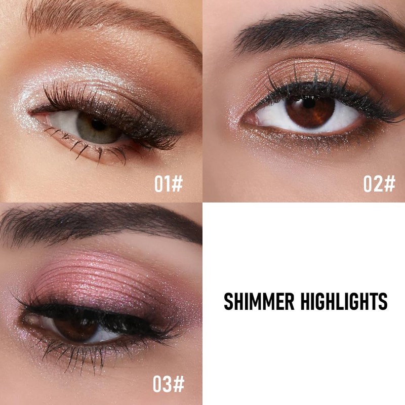 PHOFAY 3-in-1 Cream-to-Powder Highlighter - Blush & Eyeshadow 2-in-1