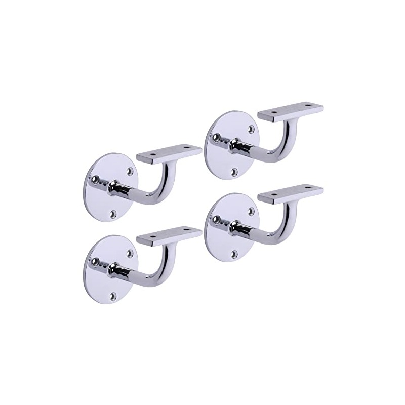 HANDLEZONE® 4 Pack Heavy Duty Handrail Bracket for Stair Bannister,