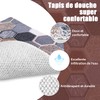 Shower Mat Non-Slip 60x60cm Safety Bath Mat Comfort Soft with