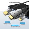 Flaretech 2 Meter Type-C to HDMI Cable 4K@60Hz Compatible -with
