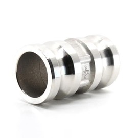 2" Male Camlock x 2" Male Camlock Adapter - Stainless Steel Type AA - Spool Adapter, Industrial Grade, Durable, Corrosion Resistant, Quick Connect