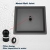 Midanya Oil-Rubbed Bronze 16 Inch Rain Shower Head 16'' HIGH
