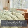NSNLGSGC Twin Comforter Set, Sage Green Gingham Bedding Comforter Sets,