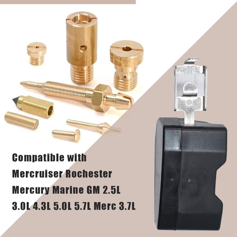 Carburetor Repair Kit Replacement for Mercruiser Marine 2Barrel 3302-804844002 3.0