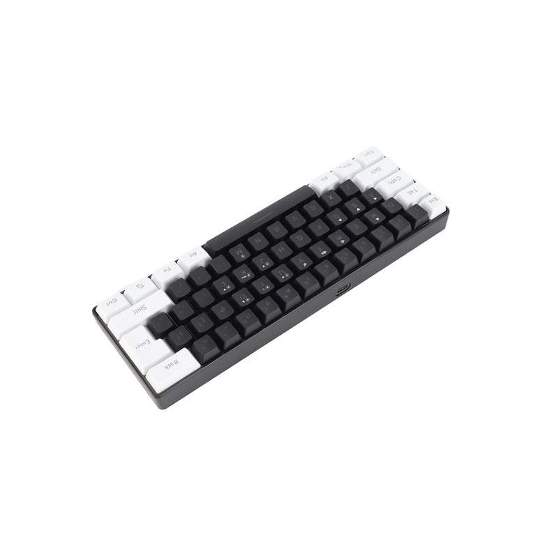 G61 Mini RGB Keyboard LED Backlight 61 Keys Ergonomic Mechanical