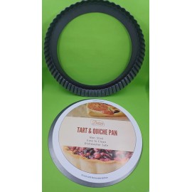 Baking Solutions 10 inch Tarte & Quiche Removable Loose Bottom Non-Stick