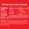 TEAZEN Apple Cider Vinegar Powder, 1500mg ACV, Sugar-Free, Low Calorie,