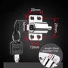 Window Locks with Key, Aluminum Alloy Window Door Frame Security