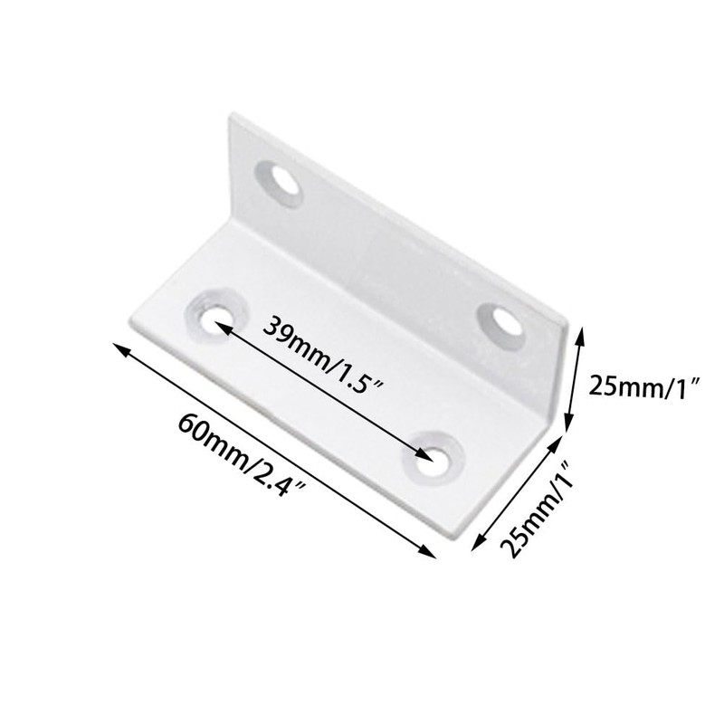 MINGFANITY L Brackets, 4PCS Corner Brace Angle Bracket, Superior Stainless