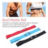 Exqufood 3Pcs for Heart Rate Chest Strap Adjustable Elastic Strap