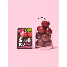Pulmuone Foods 아임리얼100 고농축타트체리 24팩(120ml x 6입 x 4개) I'm Real 100 Concentrated Tart Cherry 24 Packs (120ml x 6 units x 4 boxes)