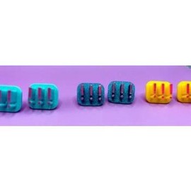 A Bang on the Ear Earrings just to say HI! - Color: Blue