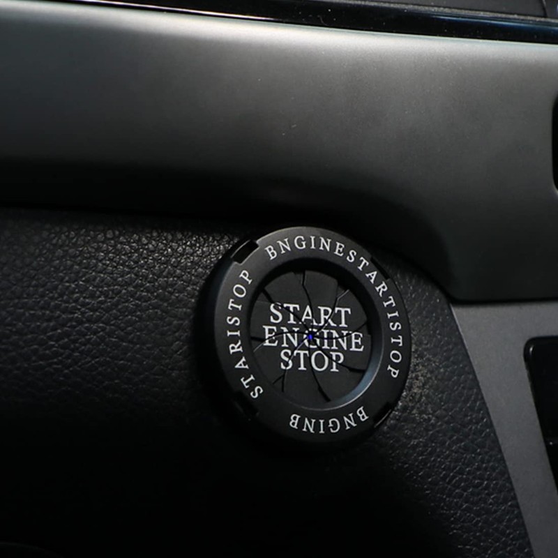 Car Engine Start Stop Button Cover Ring Start Button Cover
