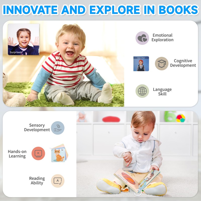 WOODMAM Montessori Toys for Babies 6-12 Months, 9 in 1