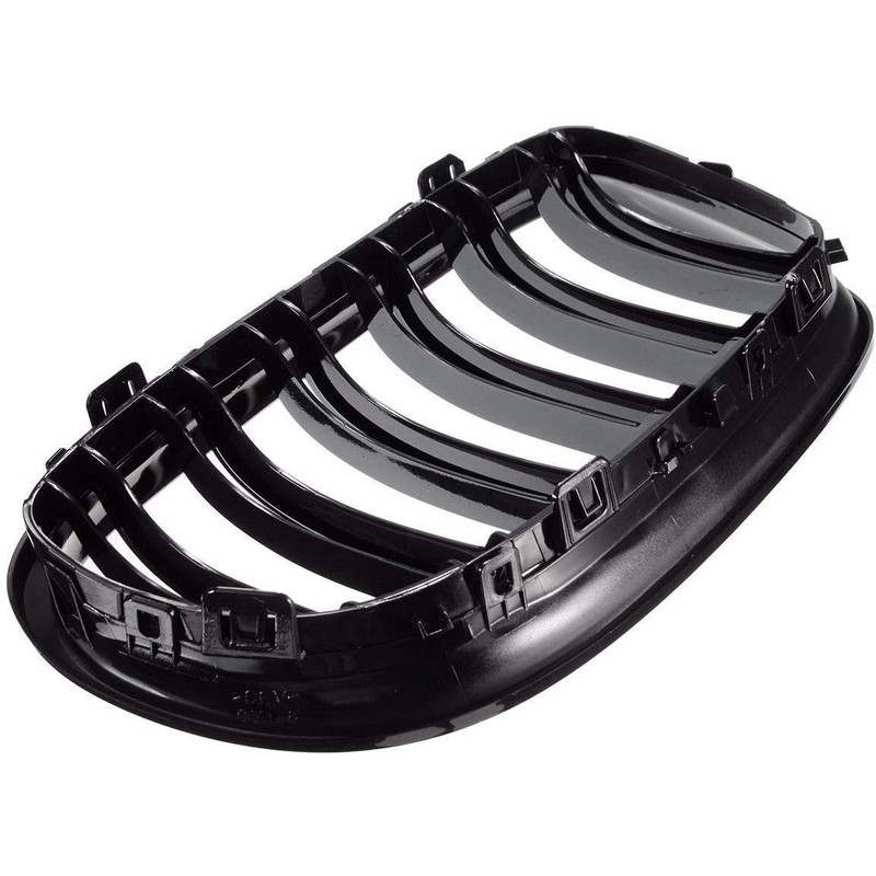 E90 E91 4 Door 09-11 Gloss Kidney Grille Double Bridge
