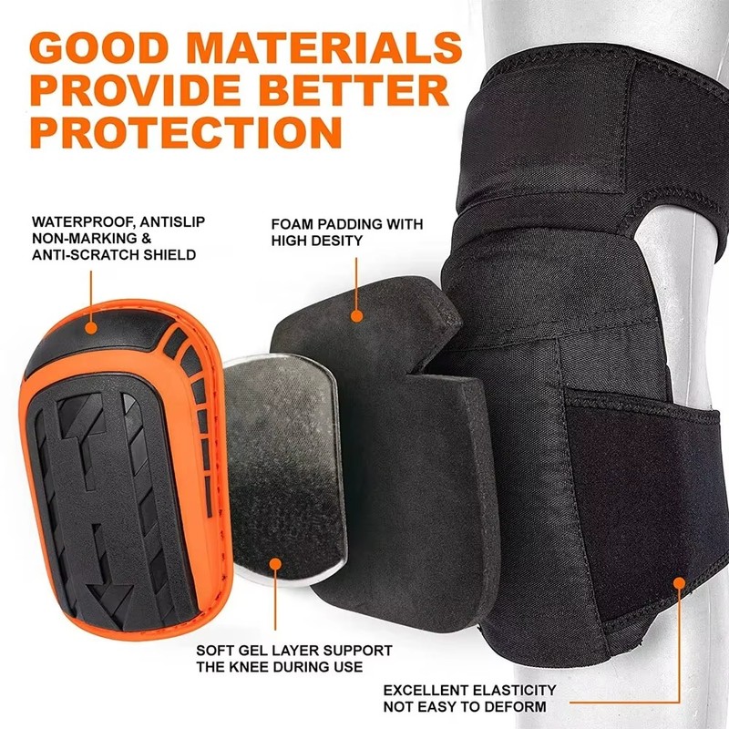 Adjustable EVA Foam Knee Pads for Work and Gardening –