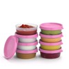 Condiment Cups Containers with Lids- 8 pk. 2.3 oz.Salad Dressing