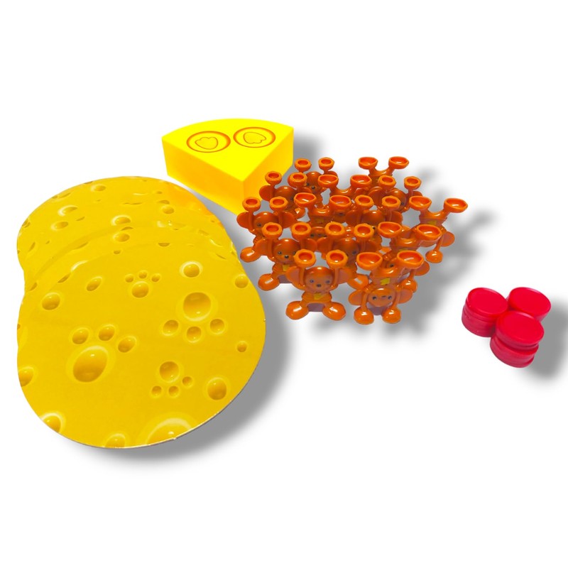 Genérico Juego De Mesa Interactivo Ratón Amontona Queso para Niños