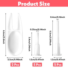 Ymapinc 12pcs Exercise Ball Plug Replacement, Fitness Yoga Ball Inflatable Air Pins for Home Gym Exercise Balls