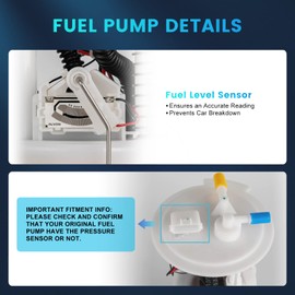 ATPOEN Fuel Pump Module Assembly OEM# E8545M Compatible with 2004 2005 2006 Nissan Altima 2.5L/3.5L, 2004 2005 2006 2007 2008 2009 Nissan Quest 3.5L, 2004 2005 2006 2007 2008 Nissan Maxima 3.5L