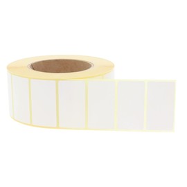 Labelident Thermo-Eco Paper - 55 x 30 mm - 2,000 BPA-Free Thermal Direct Labels on 3 Inch (76.2 mm) Roll for Standard and Industrial Printers, Removable