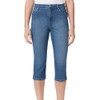 Nine West Women's Amanda Capri Jean, Frisco-Rivets, 10 Short