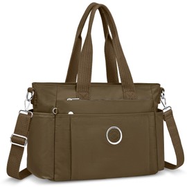 TEUEN Large Tote Bag for Women, Waterproof Nylon Crossbody Tote Bag Shoulder Bag Carry On Bags for Travel Work Gym