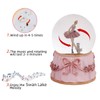 Singeek Ballerina Snow Globe Plays Swan Lake Ballet Tune,Christmas Music