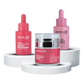 Tratamiento Despigmentante Retinol +niacinamida+ Vitamina C Momento de aplicación Día/Noche Tipo de piel Mixta