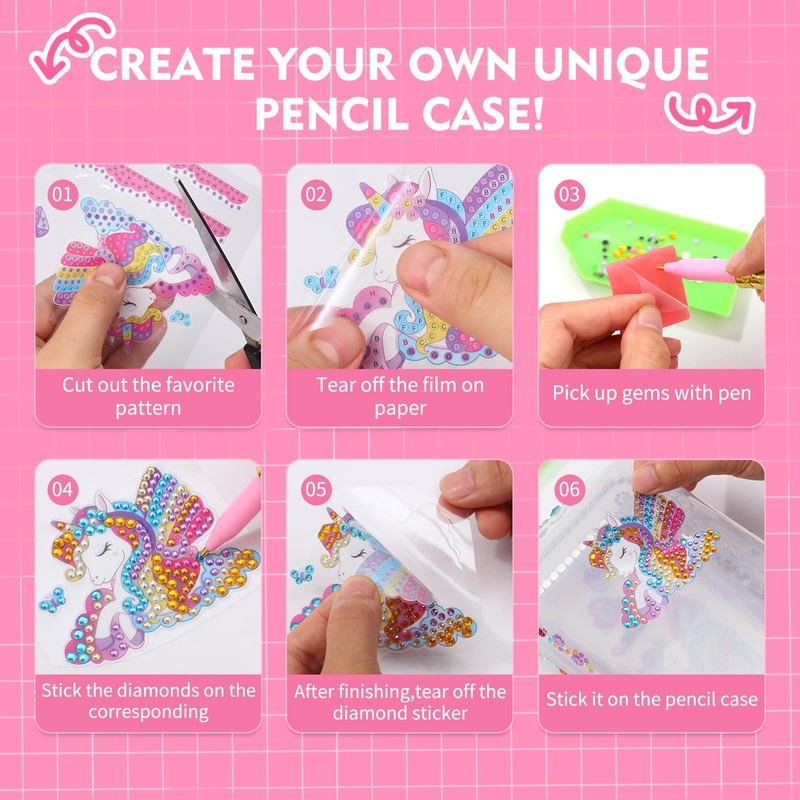 MAIGOZON 1PCS Clear Pencil Case, Plastic Pencil Box, Large Crayon