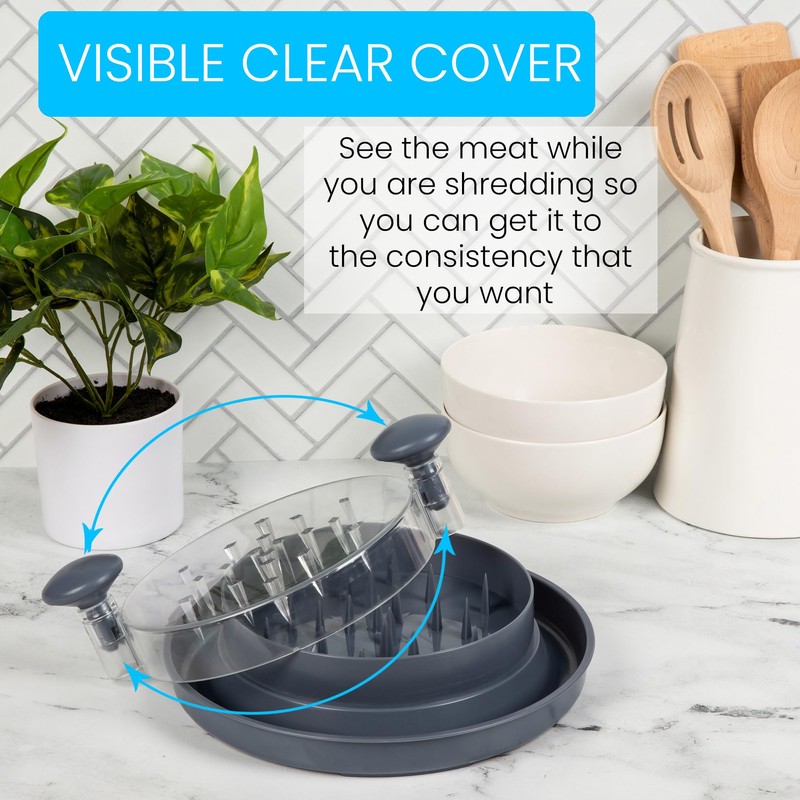 Chicken Shredder Tool for Meat, Large Chicken Breast Shredder with