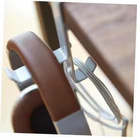 LABRIMP Metal Gaming Headset Stand Holder Desk Headphone Hanger Under Desk Headphone Stand Retractable Bag Hanger