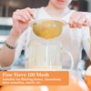 Mesh Strainer, 400 Mesh Kitchen Sieve Plastic Household Sieve Fine