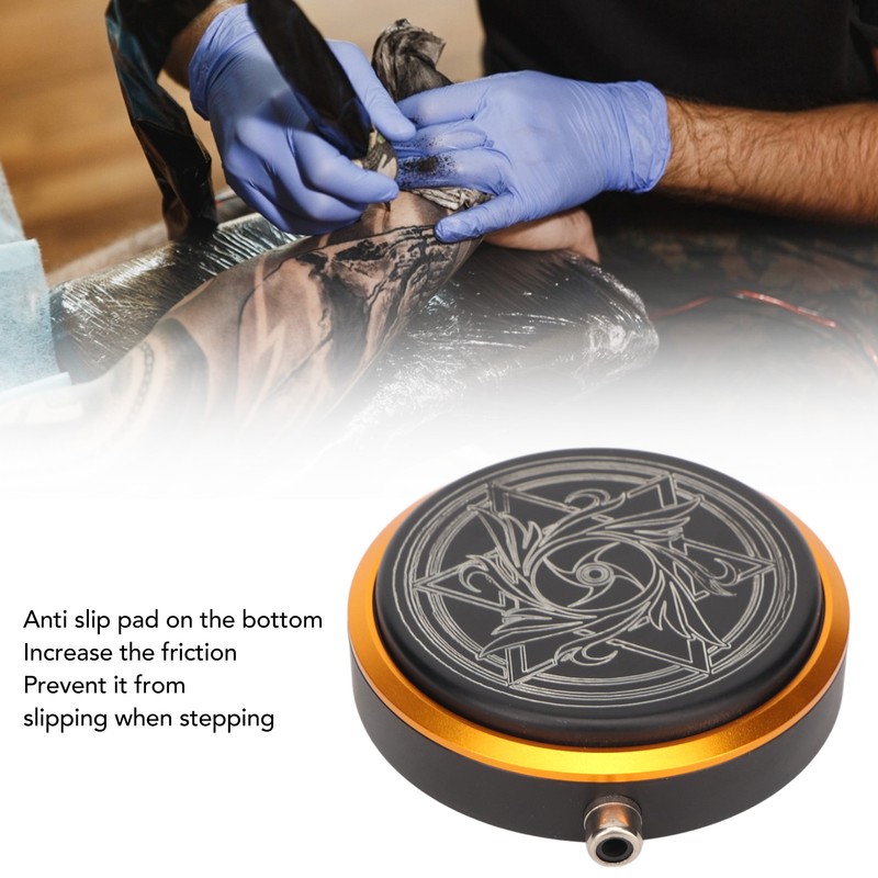 Tattoo Foot Pedal Round Shaped Prevent Slipping Stable Transmission Foot