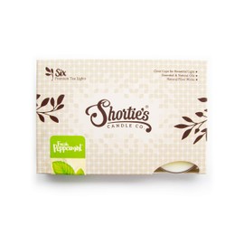 Fresh Peppermint Premium Tealight Candles Bulk Pack - Highly Scented with Essential & Natural Oils - 24 White Tea Lights - Beautiful Candlelight - Made in The USA - Christmas & Holiday Collection