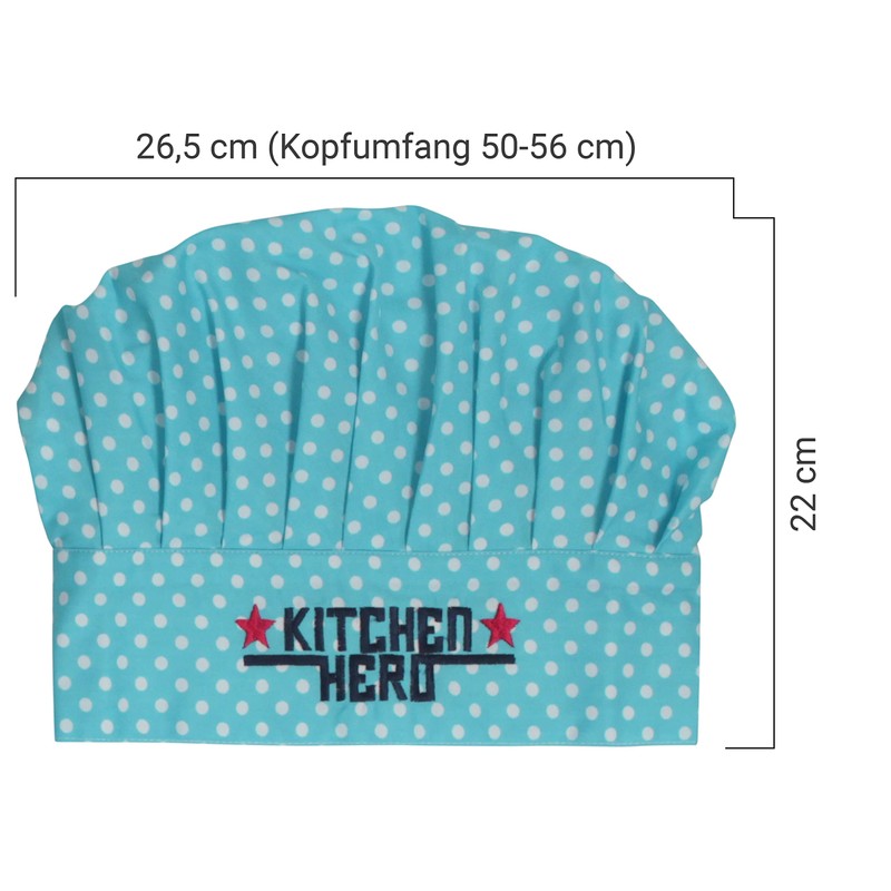 Emily´s Check Kitchen Hero 468.550 Children's Chef's Hat