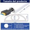 canaletas para Cables Pared, canaleta Flexible para Cable de Suelo,Protector
