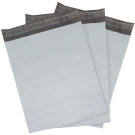 9527 Product Poly Mailers Envelopes Shipping Bags Self Sealing, 100 Bags,10"x13" (White)