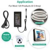Lamomo 12V 5A Power Supply, LED Strip Adapter, 120V AC