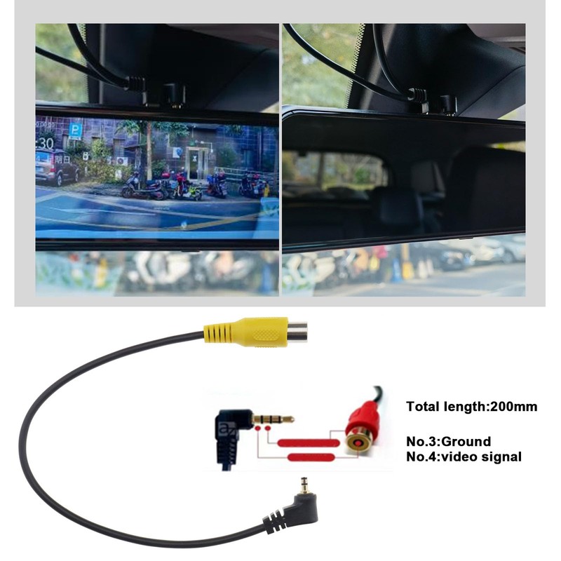 VGOL 2PCS 2.5mm TRRS Male to RCA Female Cable Car
