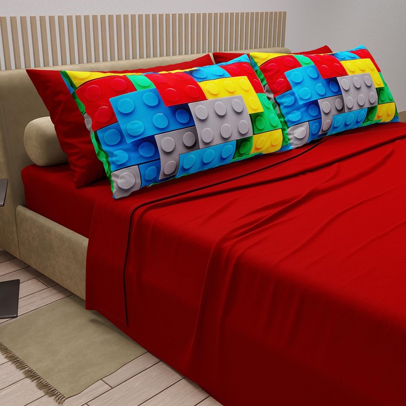 PETTI Artigiani Italiani - Cotton Bedding Set with Pillowcases with