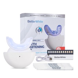 Betterwhite LED Teeth Whitening Kit with 4 Gel Syringes & Case | Formulated by Dentists | Professional Tooth Whitening for Sensitive Teeth | Enamel-Safe and Clinically Tested