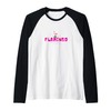 Pink Flamingo Raglan Baseball Tee