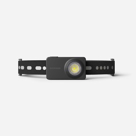 Bookman Urban Visibility Monocle Rechargeable Headlamp for Running - Lightweight, Stylish, and High-Performing - 225 Lumens with Stepless Angle Adjustment and Lock Feature