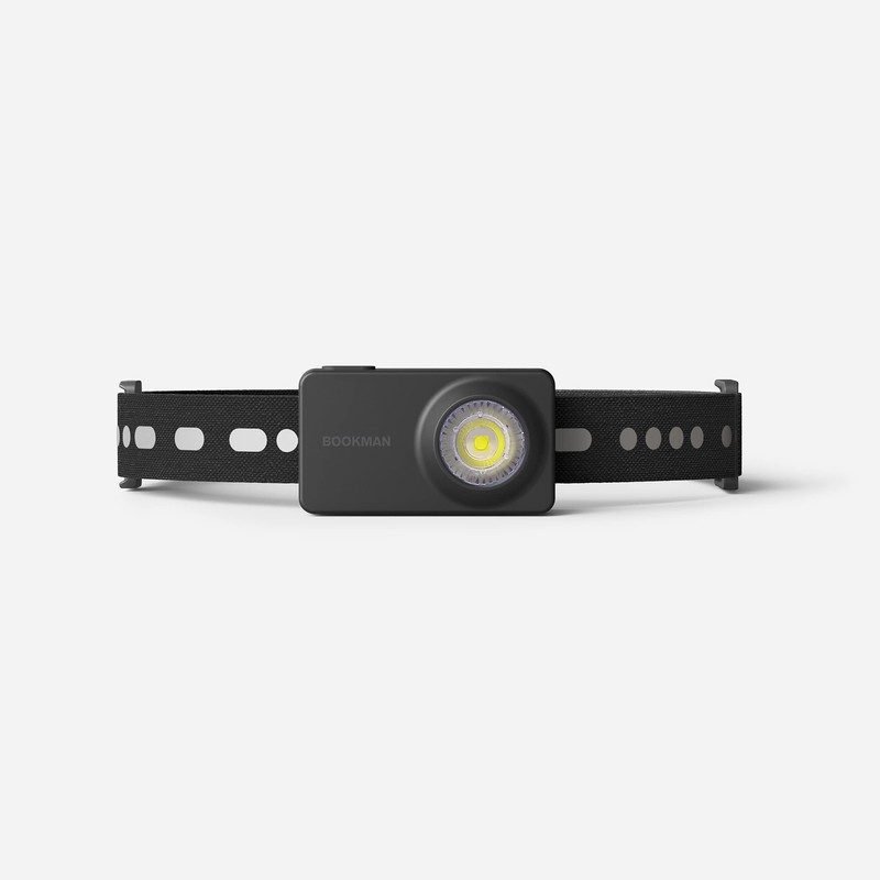 Bookman Urban Visibility Monocle Rechargeable Headlamp for Running - Lightweight,