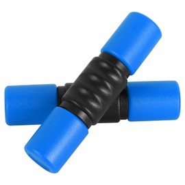 RANMING Twist Shaker,ABS Double Row Shakers Percussion Instruments,Medium Volumelatin Percussion Instruments for Accompaniment,Studio,Band,Drummers.(Blue)