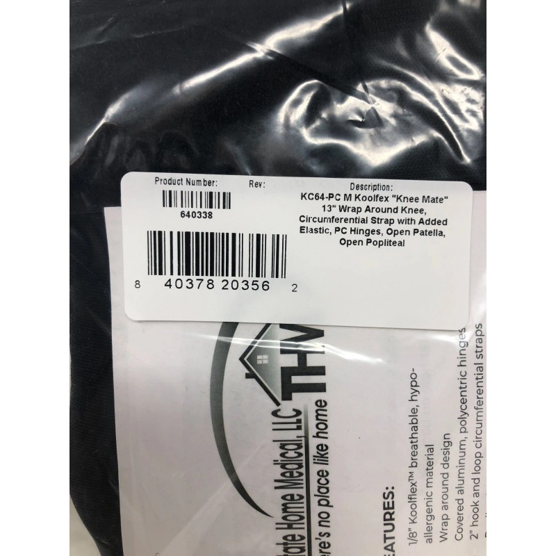 Koolflex VAKC64 Knee Mate 13" w/ Single Pivot Hinge Wrap