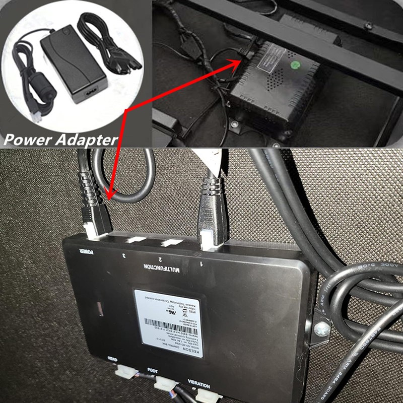 Adjustable Bed Base Power Supply Replacement Power Cord Kit,Compatible with